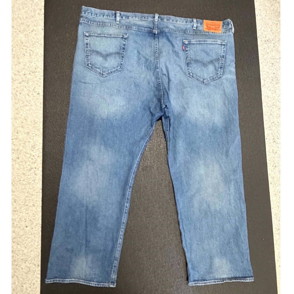 Levis 501 Original Fit Mens Jeans W50 L30 Medium Wash Blue Denim 501-0061